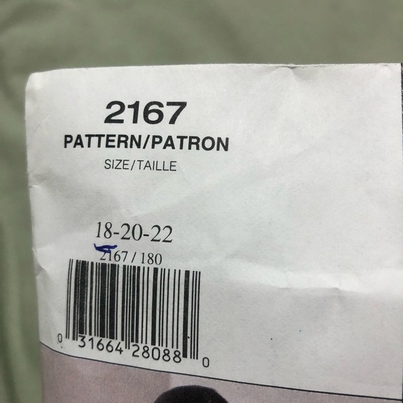 Anne Klein Vogue Designer Pattern 2167- cut to size 18-top. Skirt. Pants. Jacket - Picture 3 of 10